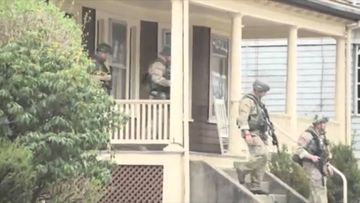 RAW VIDEO: Door To Door Search For Second Suspect