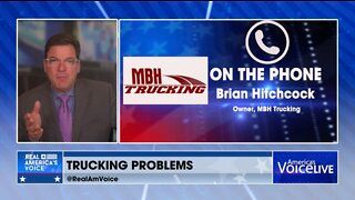 Big Problems Hitting Trucking Which Means Inflation Will Continue - Real America's Voice News