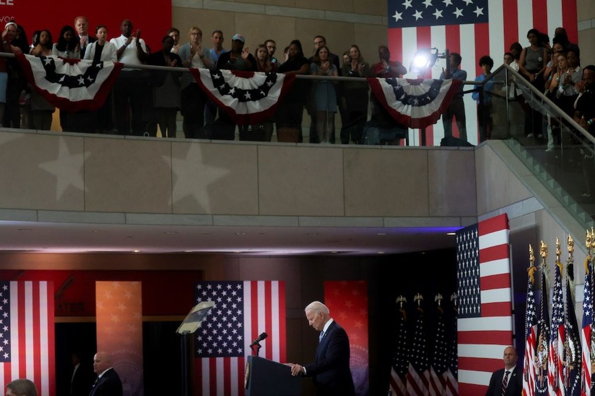Biden Calls Republican State Election Law Changes 'Assault on Liberty'