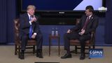 President Trump advice to younger self: “Don’t run for president.” (C-SPAN)