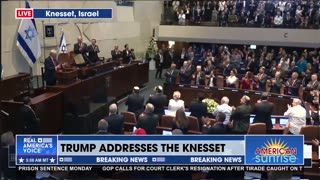 PRESIDENT TRUMP ADDRESSES THE KNESSET, ISRAEL
