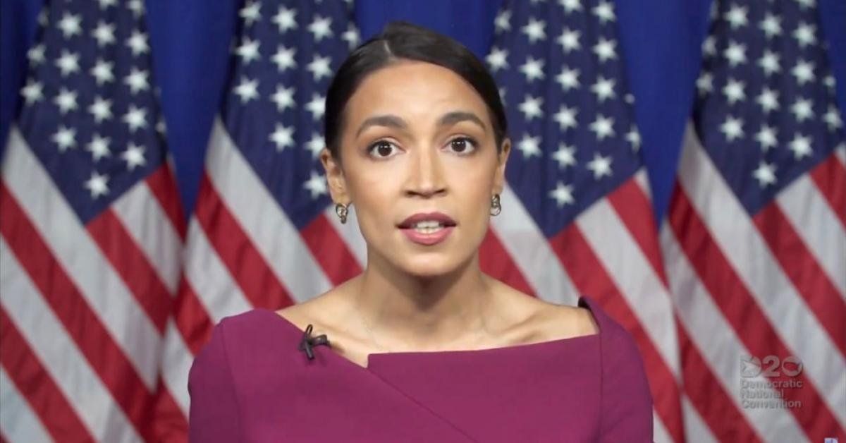 AOC laughs, avoids question on supporting Biden in 2024 - Real America's Voice News