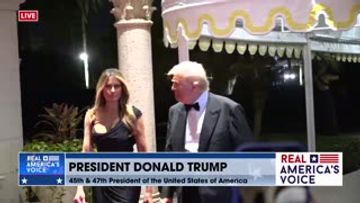 TRUMP ARRIVES AT MAR-A-LAGO