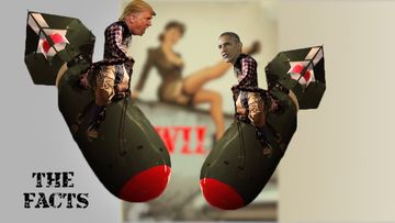 Trump and Obama Drop Bombs