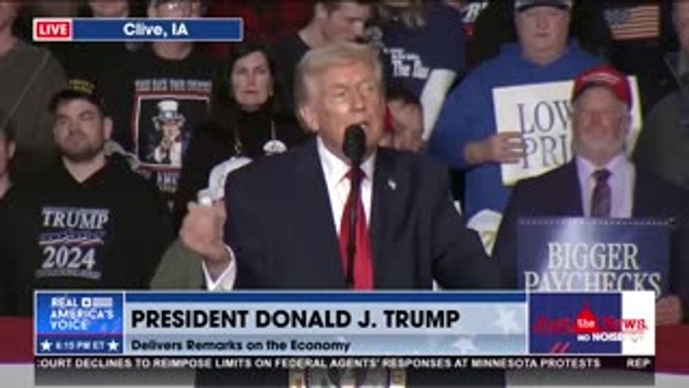 TRUMP TALKS LATEST POLLS