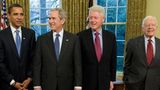 Former presidents urge Americans to get COVID-19 vaccine, Trump not among group