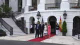 President Trump & First Lady Melania Trump Welcome King Felipe VI and Queen Letizia of Spain