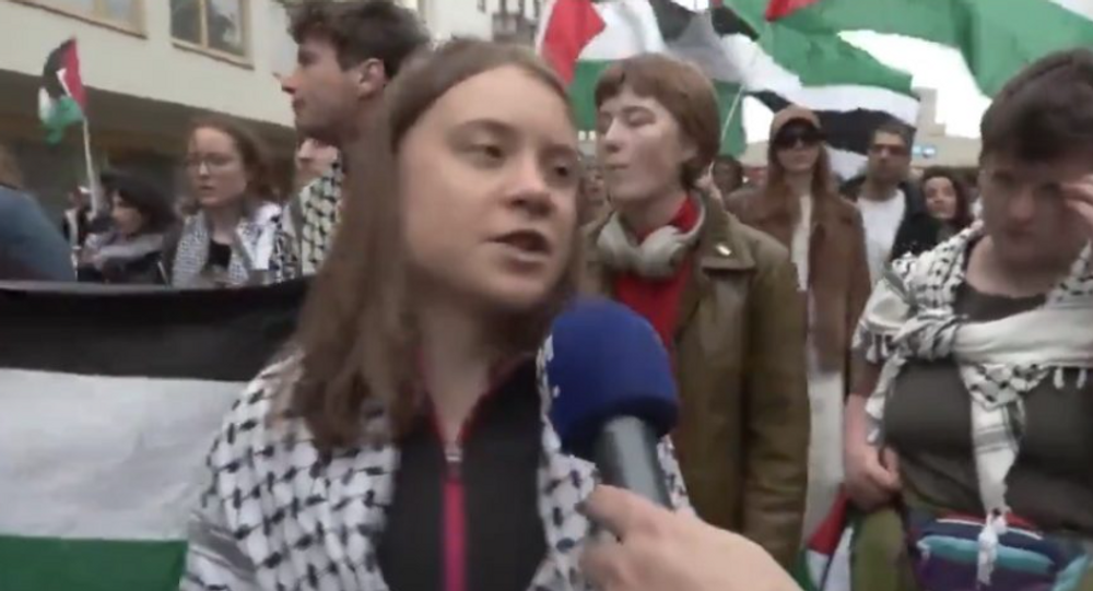 Greta Thunberg Takes a Break From Climate Change Activism to Hate the Jews