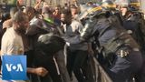 Migrants Face Paris Police after Pantheon Protest