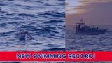 American Ultra-Marathon Swimmer Breaks Record!