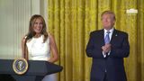 President Trump and The First Lady Participate in the Celebration of Military Mothers