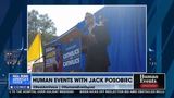 Jack Posobiec Delivers Rousing Speech Outside Dodgers Stadium