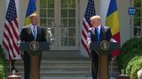 President Trump Holds a Joint Press Conference With the President of Romania