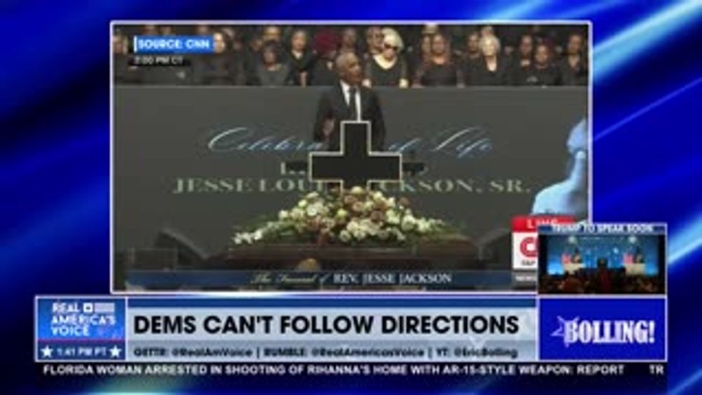 DEMS MAKE REV. JESSE JACKSON’S FUNERAL POLITICAL