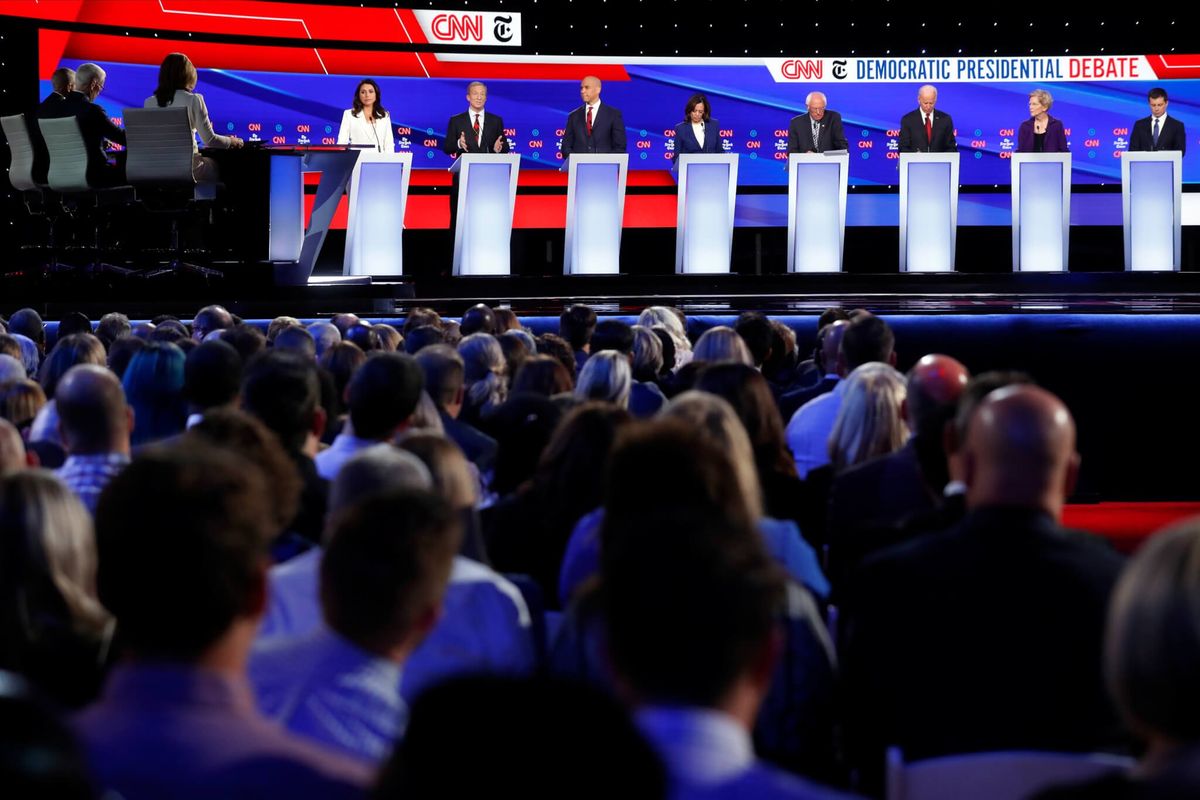 AP Fact Check: Democrats Flub Details on Guns, Syria in Debate