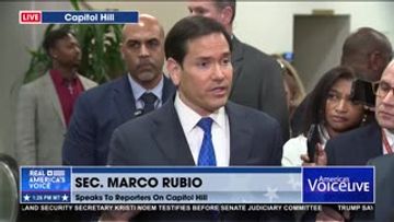 RUBIO: PRESIDENT TRUMP "IS GOING TO GO FIRST"