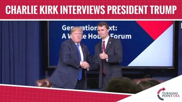 Charlie Kirk Interviews President Donald Trump