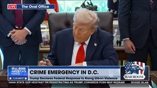 CRIME EMERGENCY IN D.C. EO'S SIGNED