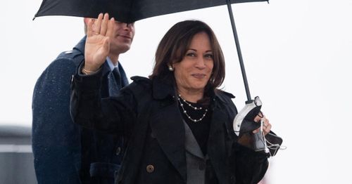 VP Harris criticized by liberal side for Twitter response, photo after Roe v. Wade decision