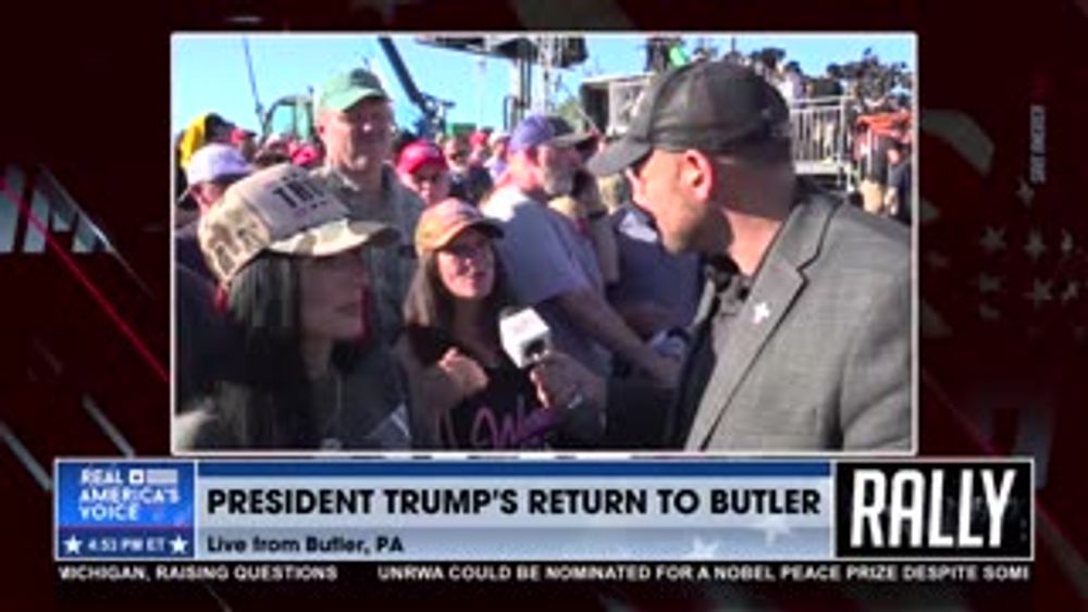 TRUMP SUPPORTERS STOKED TO BE IN BUTLER, PA