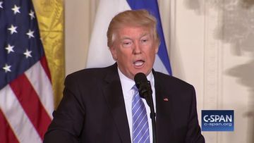President Trump on Michael Flynn & Israeli Settlements (C-SPAN)