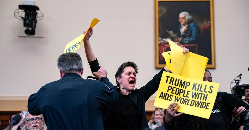 Protesters disrupt House Foreign Affairs hearing on USAID spending: 'Restore AIDS funding now'