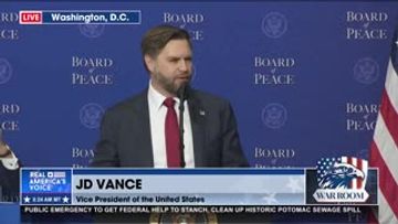 VP VANCE ADDRESSES THE BOARD OF PEACE