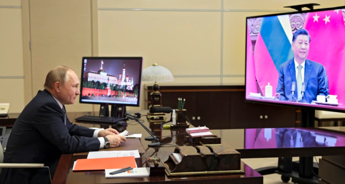 Chinese President Xi, Russia’s Putin, Hold Video Meeting