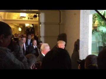 Trump Arrives For Congressional Meeting To Push Obamacare Repeal