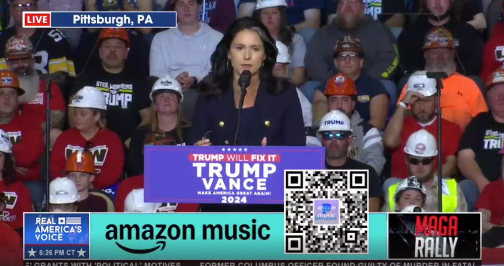 TULSI GABBARD - DONALD TRUMP IS WILLING TO LAY DOWN HIS LIFE FOR YOU