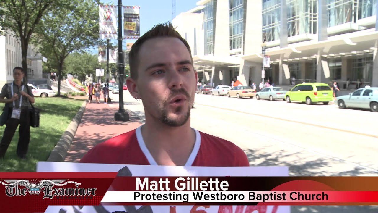 Westboro Baptist Church Members Protest