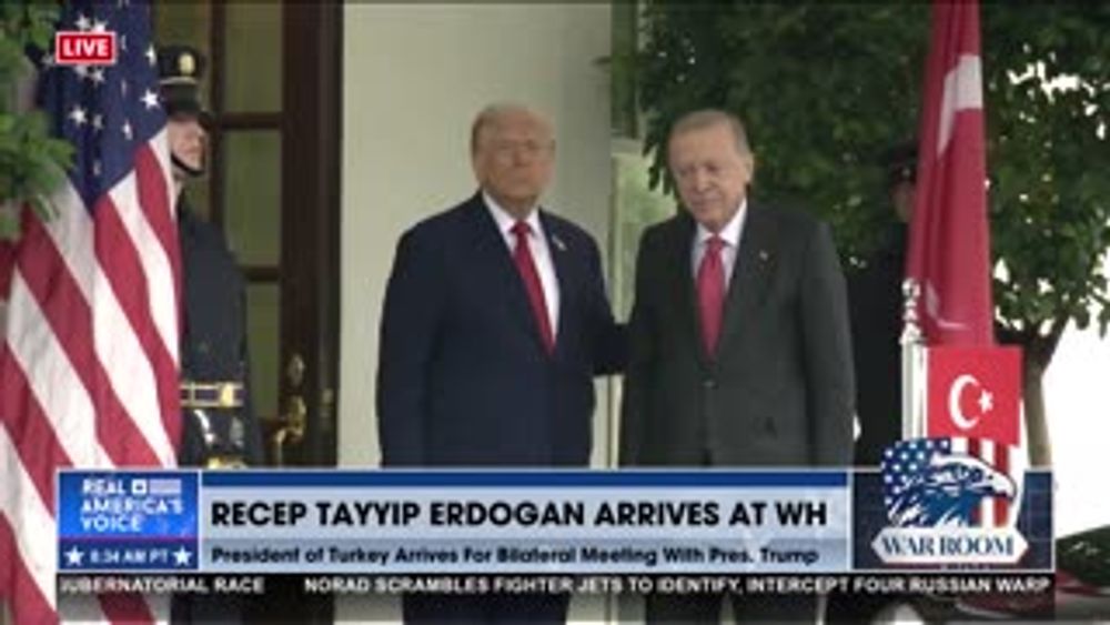 POTUS WELCOMES TURKEY'S PRESIDENT & CHARGING ANTIFA