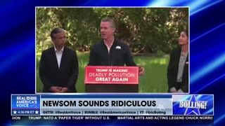 NEWSOM SOUNDS RIDICULOUS