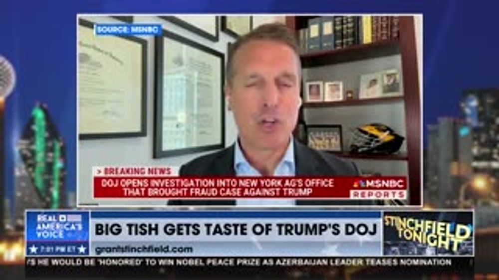 BIG TISH GETS A TASTE OF TRUMP’S DOJ