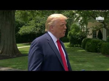 President Trump Participates in an Expanded Bilateral Meeting with the President of France