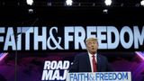 Trump says liberals are 'waging war on faith and freedom' as 2024 hopefuls woo evangelicals