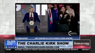 VP JD VANCE RECEIVES ROARING APPLAUSE ON IMMIGRATION COMMENT