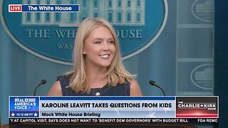 KAROLINE LEAVITT TAKES QUESTIONS FROM KIDS