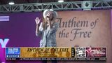 LADY NOGRADY PERFORMS “ANTHEM OF THE FREE” ON THE RAV STAGE