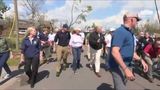 President Trump and the First Lady Tour the Lynn Haven Community