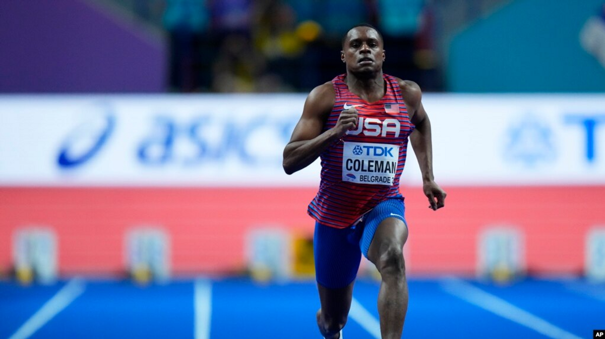Athletics: Coleman, Hobbs Win 100 Meters Races at NYC Grand Prix