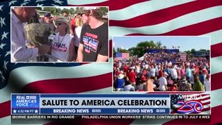 PRESIDENT TRUMP LOVES US