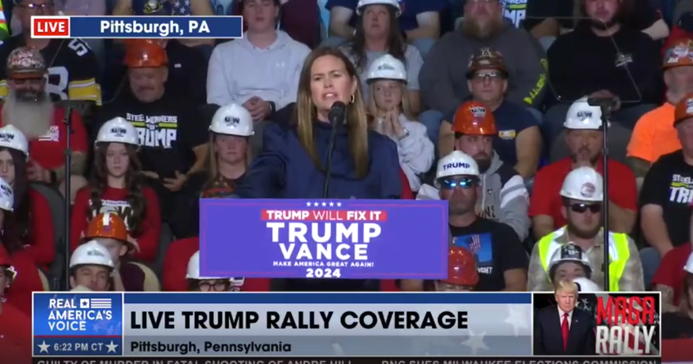 SARAH HUCKABEE SANDERS IN PITTSBURGH