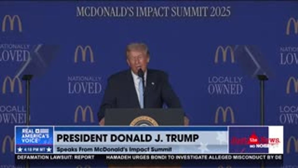 TRUMP AT THE MCDONALD’S IMPACT SUMMIT