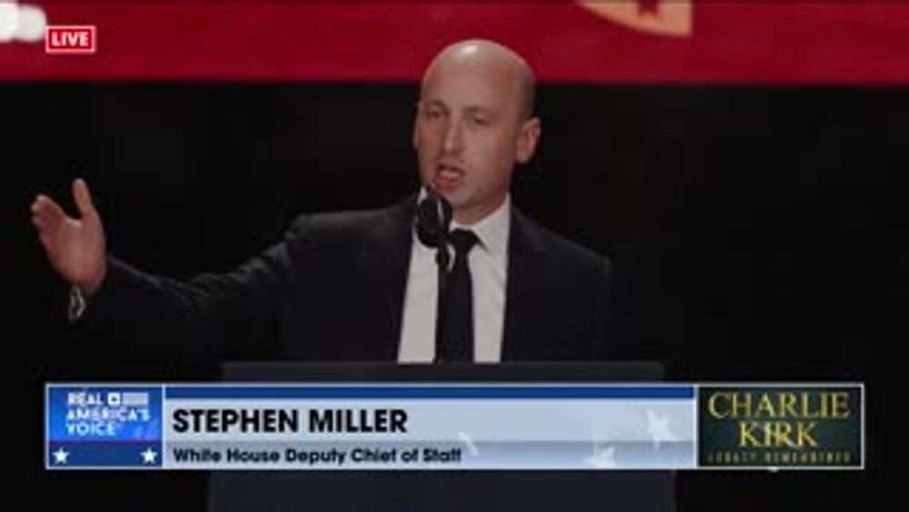 STEPHEN MILLER REVS UP THE CROWD