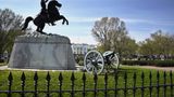 Man arrested for allegedly crashing U-Haul near White House, video shows Nazi flag seized at scene