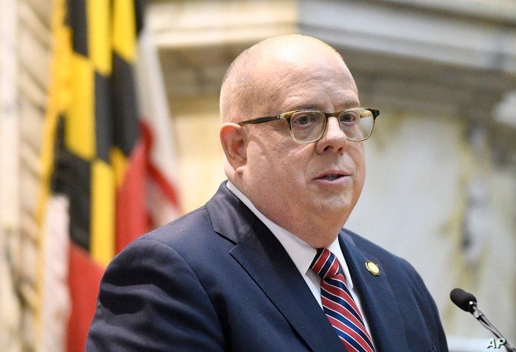 Maryland Gov. Larry Hogan delivers his annual State of the State address to a joint session of the legislature in Annapolis, Md…
