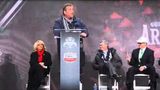 New Jersey Gov. Chris Christie booed at Super Bowl ceremony