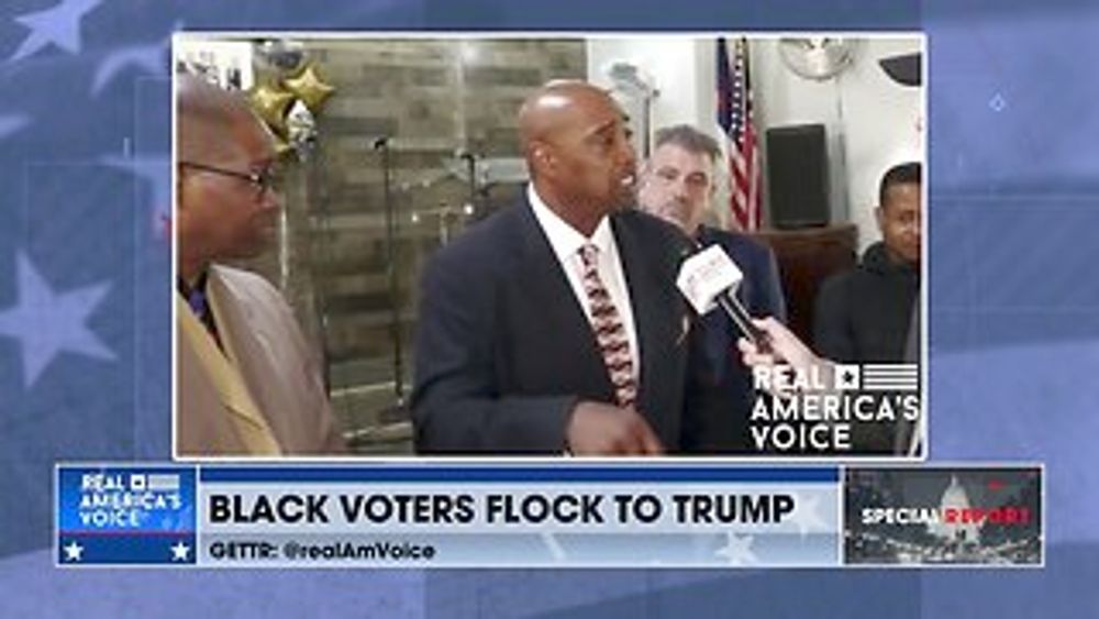 Black Voters Flock to President Trump