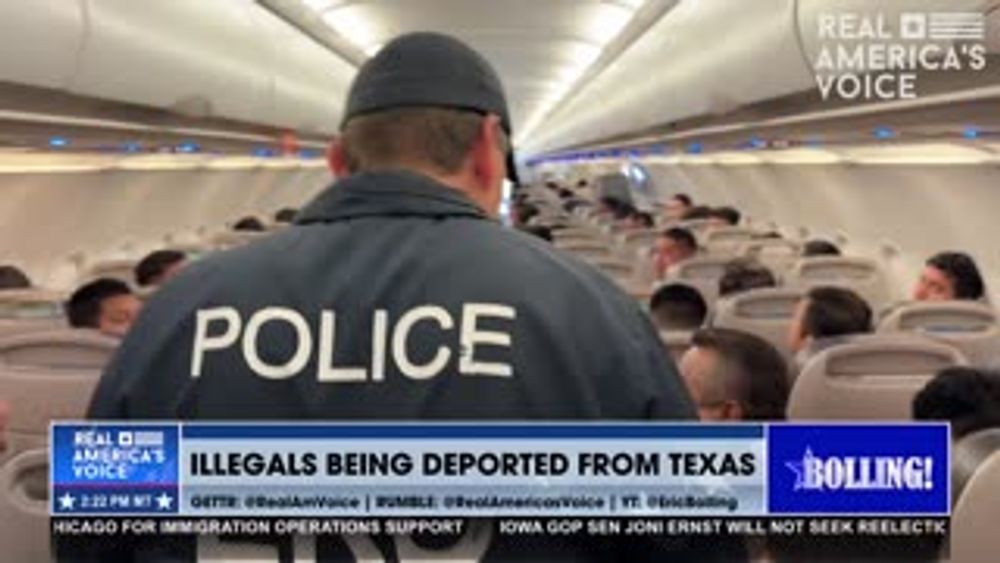 MUST-SEE EXCLUSIVE: ILLEGALS BEING DEPORTED ON A FLIGHT FROM TEXAS